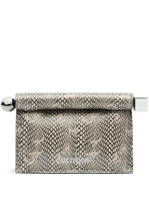 Jacquemus Rond Carré clutch bag - Neutrals - zdjęcie produktu nr 1