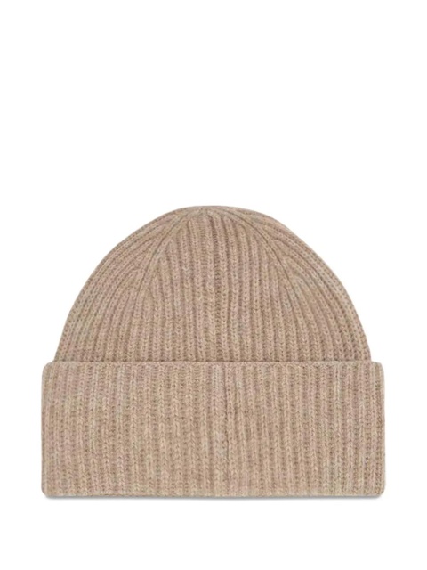 MC2 Saint Barth ribbed logo-embroidered beanie - Neutrals - zdjęcie produktu nr 1