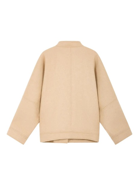Max Mara buckled chaquetón jacket - Neutrals - zdjęcie produktu nr 1