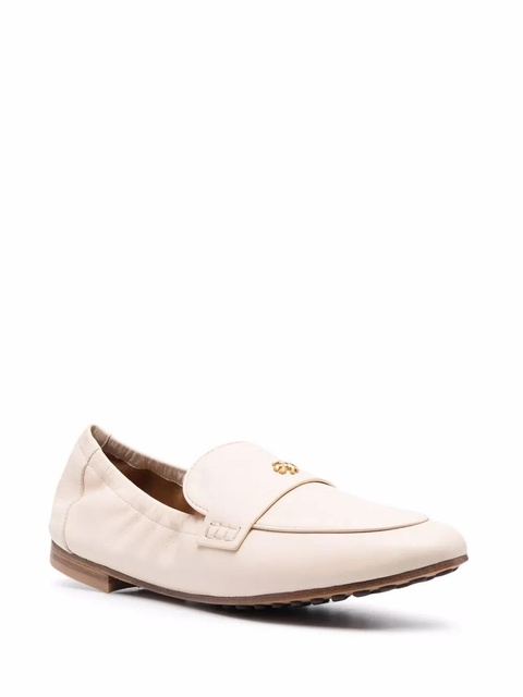 Tory Burch Ballet leather loafers - Neutrals - zdjęcie produktu nr 2