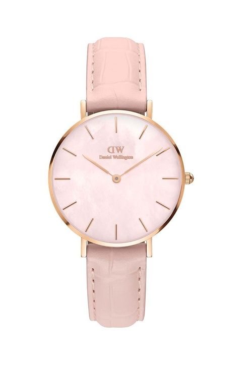 Daniel Wellington zegarek Petite 32 Rouge damski kolor różowy - zdjęcie produktu nr 1