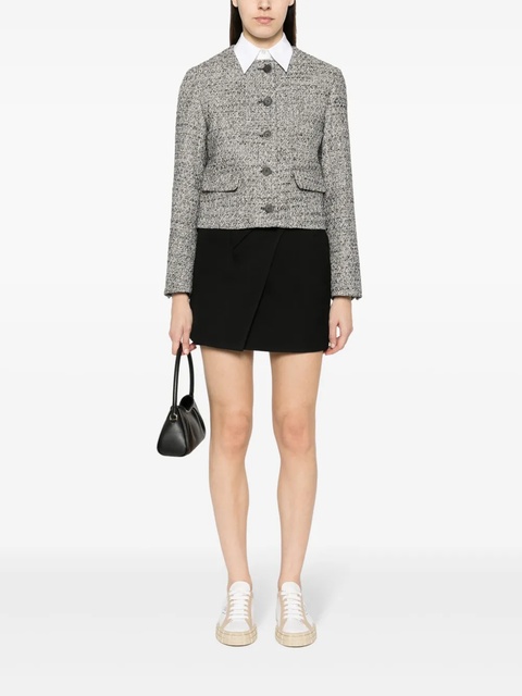 Golden Goose bouclé cropped jacket - Black - zdjęcie produktu nr 2