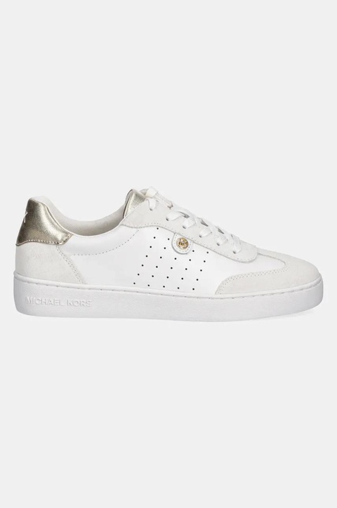 MICHAEL Michael Kors sneakersy skórzane Scotty kolor biały 43F4SCFS2L.795 - zdjęcie produktu nr 2