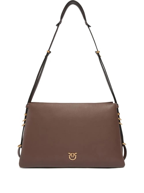 PINKO leather shoulder bag - Brown - zdjęcie produktu nr 1