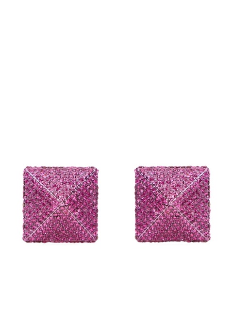 Valentino Garavani Rockstud earrings - Pink - zdjęcie produktu nr 1