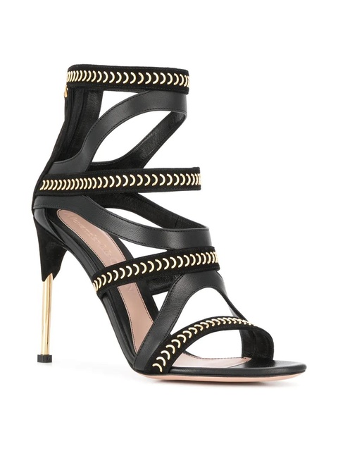 Alexander McQueen studded strap sandals - Black - zdjęcie produktu nr 2