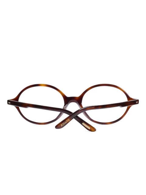 KHAITE oval-frame glasses - Brown - zdjęcie produktu nr 1