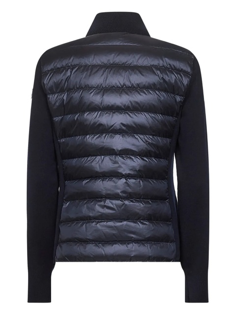 Moncler knitted-sleeve padded jacket - Blue - zdjęcie produktu nr 2