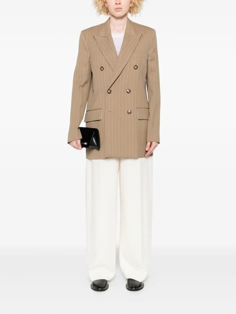 Victoria Beckham pinstripe double-breasted blazer - Neutrals - zdjęcie produktu nr 2