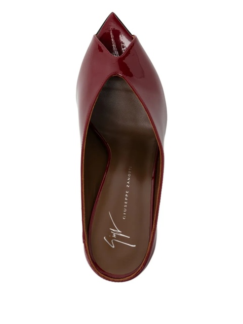 Giuseppe Zanotti 80mm peep-toe pumps - Red - zdjęcie produktu nr 2