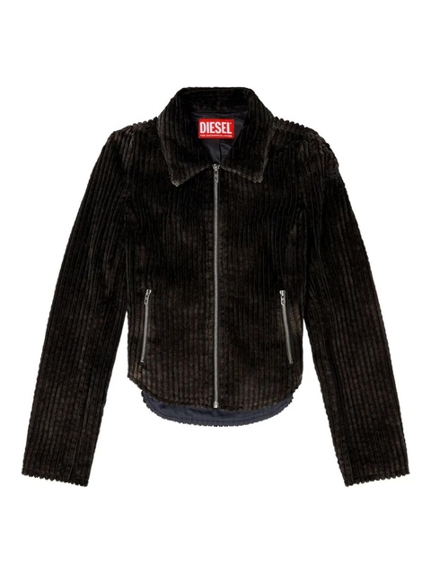 Diesel G-ENEA corduroy zip-up jacket - Black - zdjęcie produktu nr 1