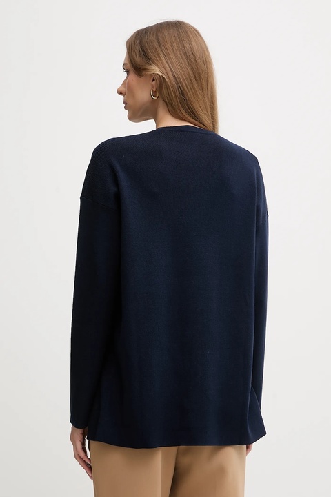 United Colors of Benetton sweter damski kolor granatowy 17Q3D10F9 - zdjęcie produktu nr 2