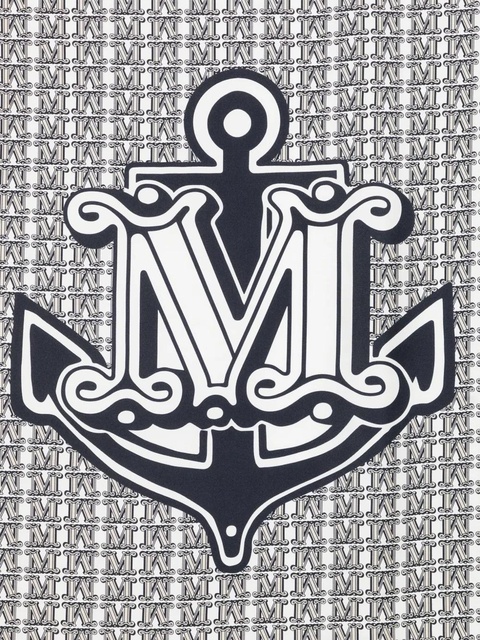 Max Mara monogram scarf - White - zdjęcie produktu nr 2