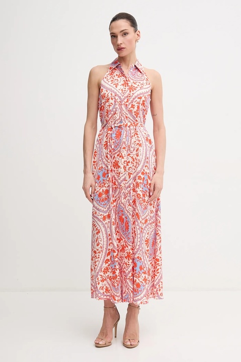 Marc Aurel sukienka kolor pomarańczowy maxi rozkloszowana 6971-1000-24791 - zdjęcie produktu nr 1