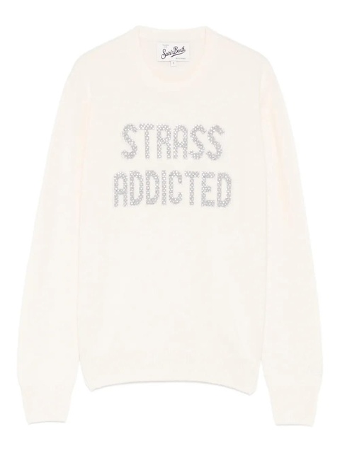 MC2 Saint Barth New Queen embellished sweater - Neutrals - zdjęcie produktu nr 1