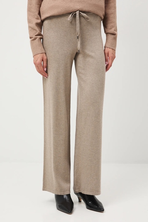 Medicine spodnie damskie kolor beżowy - zdjęcie produktu nr 1