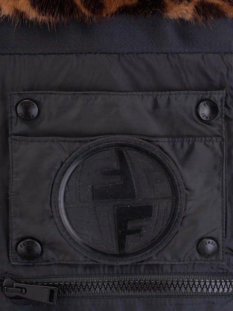 FENDI FF-pattern panelled gilet - Black - zdjęcie produktu nr 1