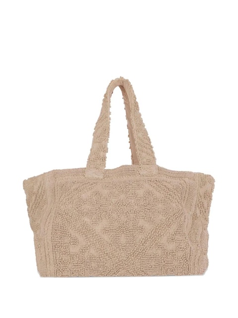 MC2 Saint Barth embossed cotton tote bag - Neutrals - zdjęcie produktu nr 1