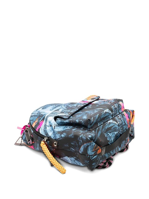 Valentino Garavani floral-print backpack - Blue - zdjęcie produktu nr 2