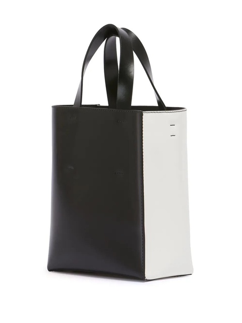 Marni mini Museo North-South tote bag - White - zdjęcie produktu nr 2
