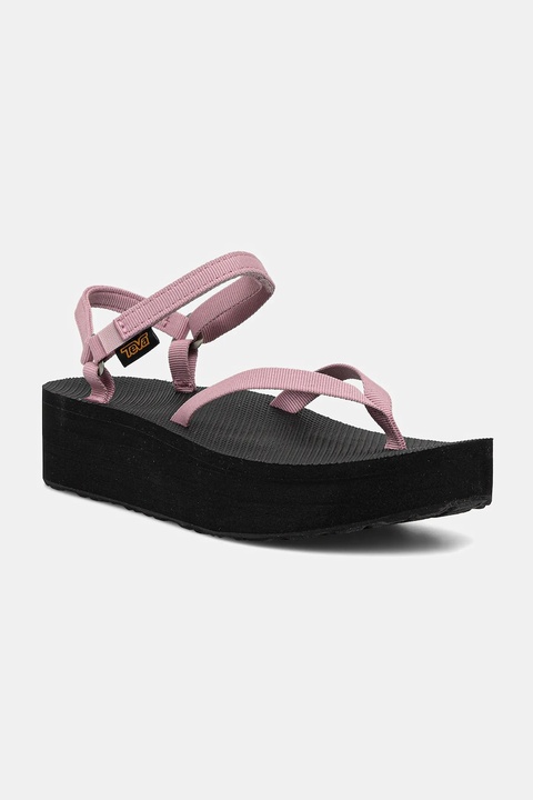 Teva sandały Flatform Sandal Slim damskie kolor fioletowy na platformie 1164630 - zdjęcie produktu nr 1