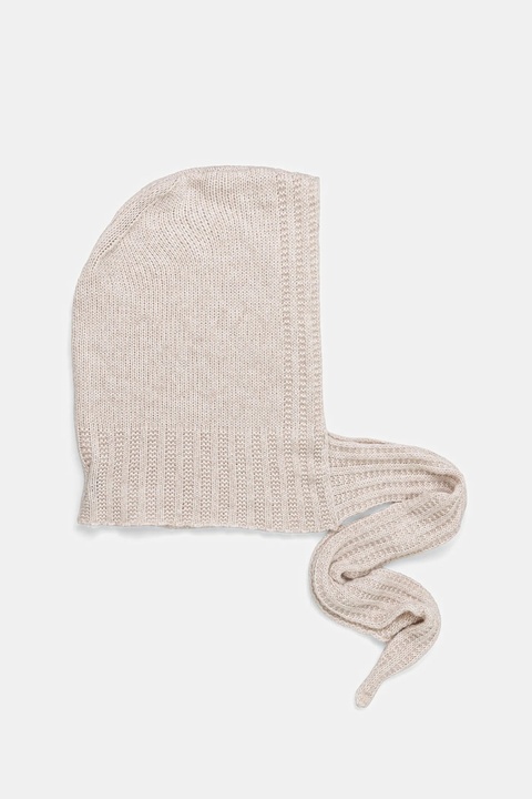Answear.LAB kaptur z wełną merino kolor beżowy - zdjęcie produktu nr 2