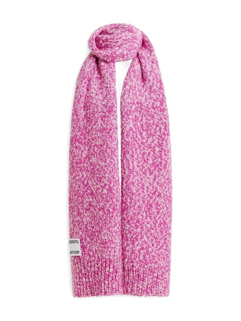 Essentiel Antwerp melange-knit wool-blend scarf - Pink - zdjęcie produktu nr 1
