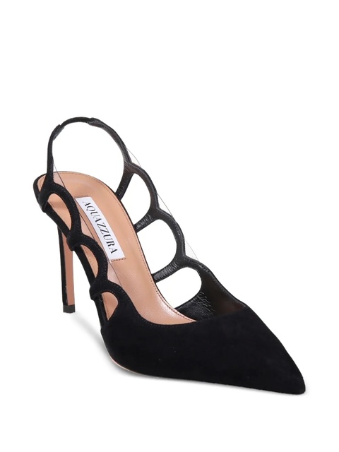 Aquazzura slingback cut-out pumps - Black - zdjęcie produktu nr 2