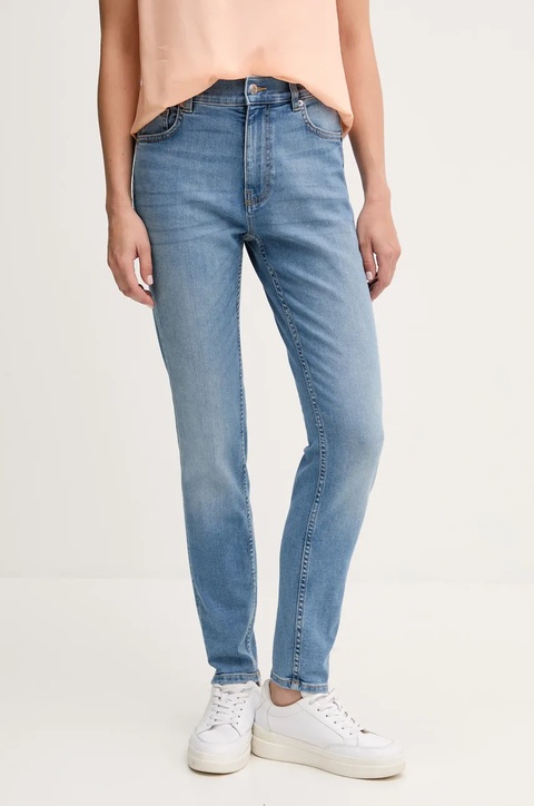 Sisley jeansy damskie kolor niebieski 47KZLE044 - zdjęcie produktu nr 1