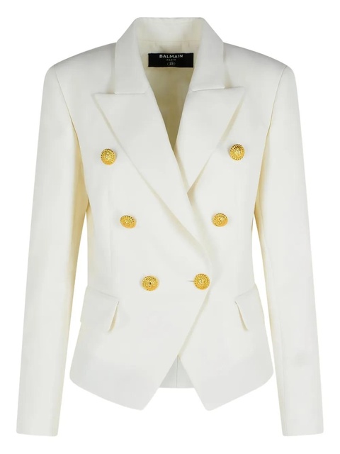 Balmain double-breasted blazer - White - zdjęcie produktu nr 1