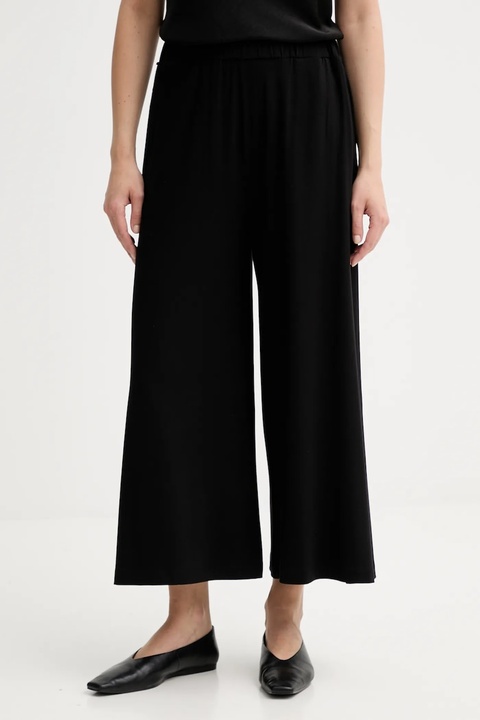 Marc O'Polo spodnie damskie kolor czarny szerokie high waist 5000007214 - zdjęcie produktu nr 1