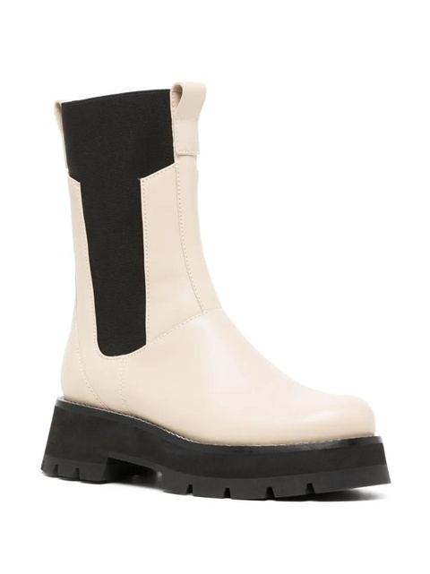 3.1 Phillip Lim Kate lug-sole combat boots - Neutrals - zdjęcie produktu nr 2