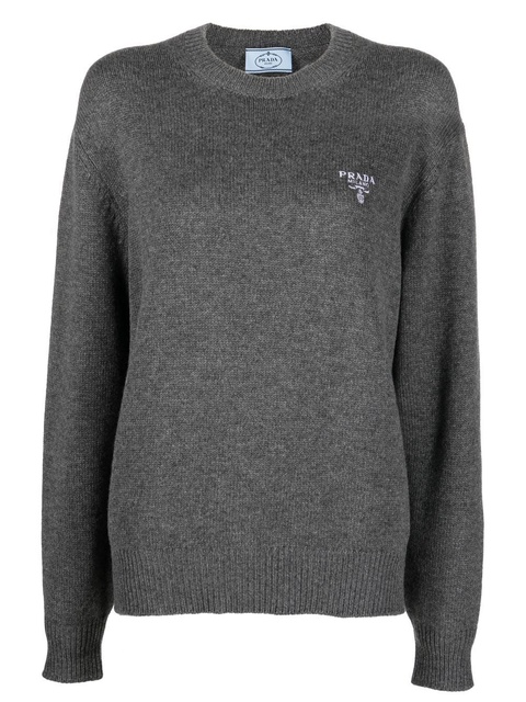 Prada chest logo jumper - Grey - zdjęcie produktu nr 2