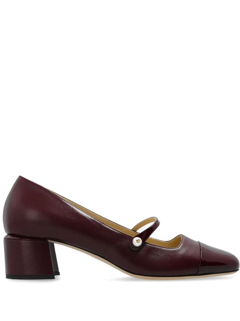 Jimmy Choo Elisa 45mm leather pumps - Red - zdjęcie produktu nr 1