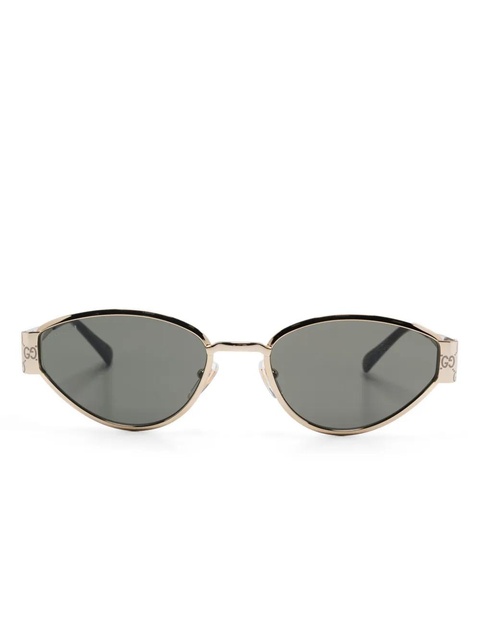 Gucci Eyewear butterfly-frame sunglasses - Gold - zdjęcie produktu nr 1