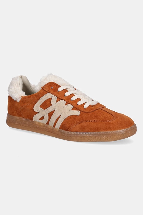 Steve Madden sneakersy zamszowe ELORA damskie kolor brązowy 11004884 - zdjęcie produktu nr 1