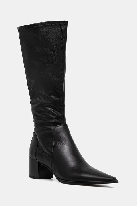 Vagabond Shoemakers kozaki GISELLE WIDE SHAFT damskie kolor czarny na słupku 5754-902-20 - zdjęcie produktu nr 1