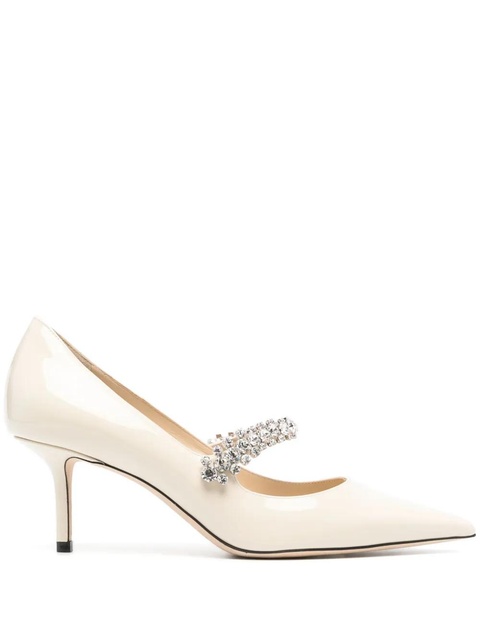 Jimmy Choo Bing 65mm patent leather pumps - Neutrals - zdjęcie produktu nr 1