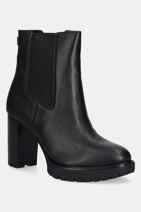 Lauren Ralph Lauren sztyblety skórzane Layne damskie kolor czarny na słupku 802974391001 - zdjęcie produktu nr 1