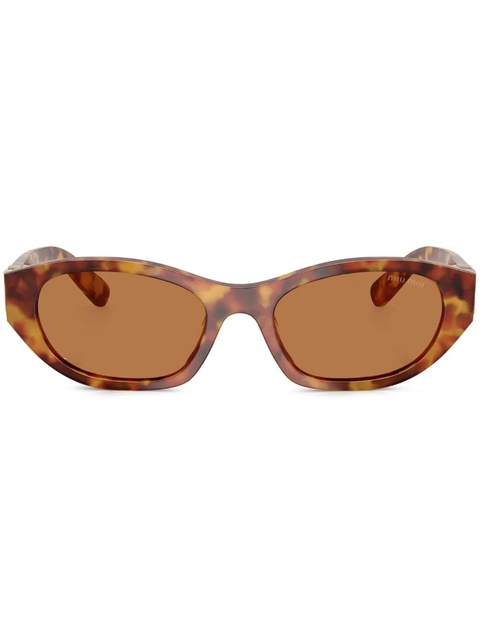 Miu Miu Eyewear tortoiseshell sunglasses - Brown - zdjęcie produktu nr 1