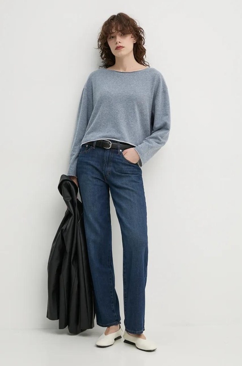 Levi's jeansy BAGGY DAD damskie medium waist - zdjęcie produktu nr 2