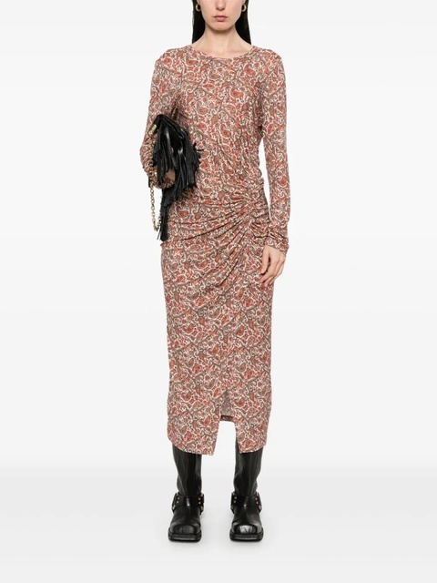 MARANT ÉTOILE Jelina midi dress - Red - zdjęcie produktu nr 2