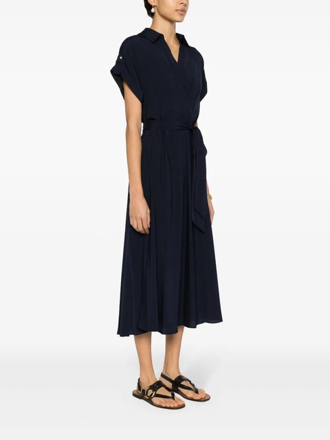 Lauren Ralph Lauren V-neck georgette midi dress - Blue - zdjęcie produktu nr 2