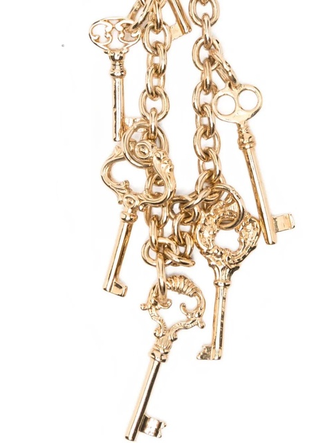 Dolce & Gabbana key charm keyring - Gold - zdjęcie produktu nr 2