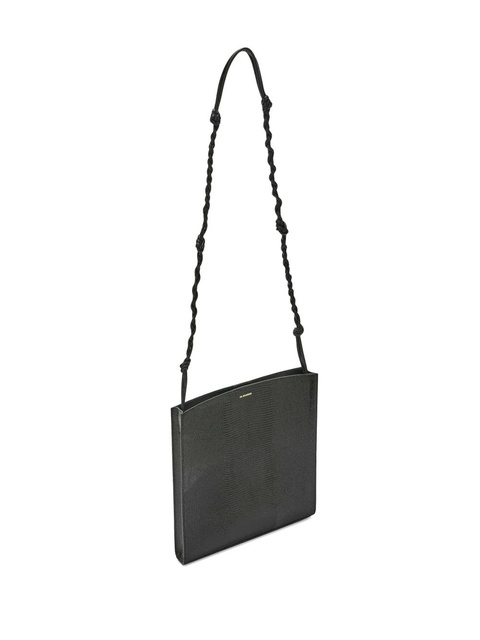 Jil Sander medium Tangle lizard-embossed crossbody bag - Black - zdjęcie produktu nr 2