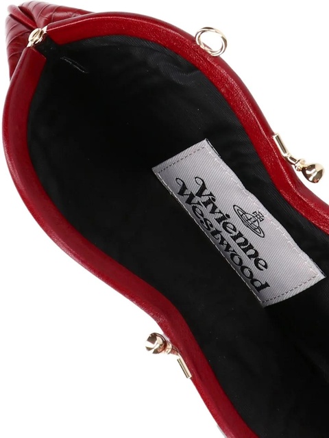 Vivienne Westwood Belle Heart Frame crocodile-effect tote bag - Red - zdjęcie produktu nr 2
