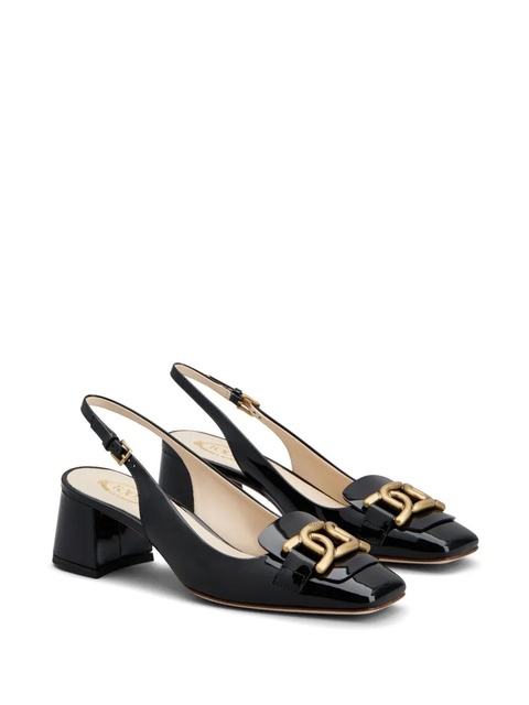 Tod's Cuoio 50mm logo-engraved pumps - Black - zdjęcie produktu nr 1
