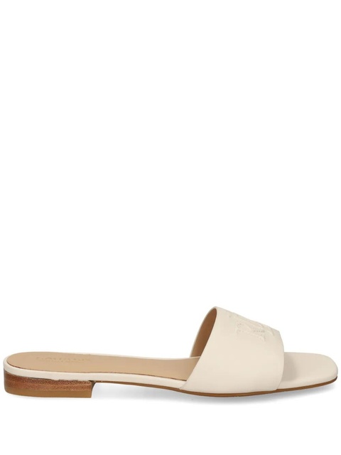 Lauren Ralph Lauren embossed logo sandals - White - zdjęcie produktu nr 1