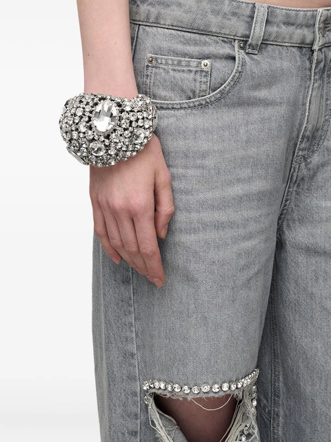 AREA crystal cluster cuff bracelet - Silver - zdjęcie produktu nr 2