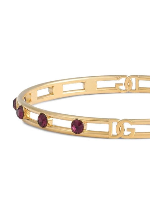 Dolce & Gabbana logo-plaque bracelet - Gold - zdjęcie produktu nr 2